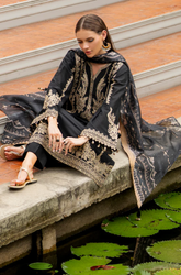 BAROQUE - Winter 3PC Dhanak Embroidered Suit - SS0485